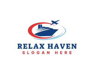 Cruise Ship Getaway Airplane logo