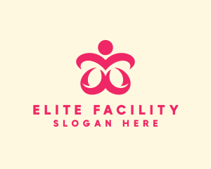 Floral Spa Wellness logo design