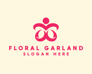 Floral Spa Wellness logo design