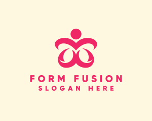 Floral Spa Wellness logo design