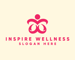 Floral Spa Wellness logo design