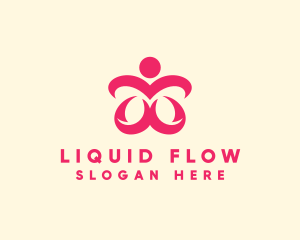 Floral Spa Wellness logo design