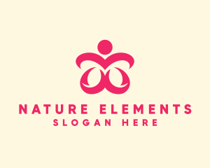 Floral Spa Wellness logo design