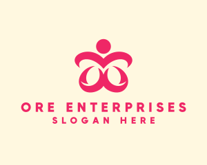 Floral Spa Wellness logo design