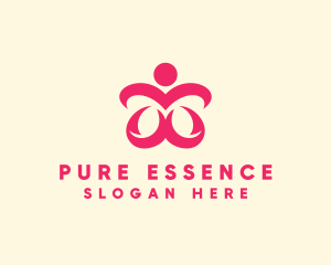 Floral Spa Wellness logo design