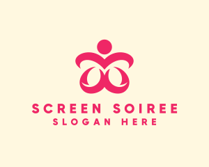 Floral Spa Wellness logo design