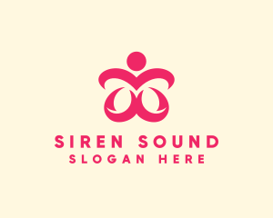 Floral Spa Wellness logo design