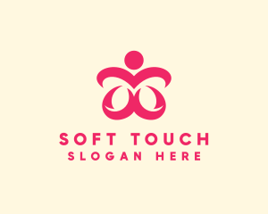 Floral Spa Wellness logo design