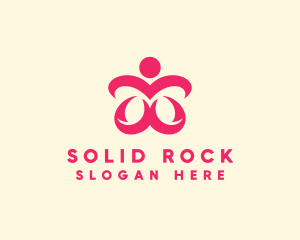 Floral Spa Wellness logo design