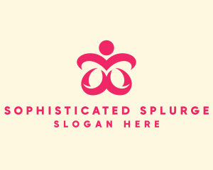 Floral Spa Wellness logo design