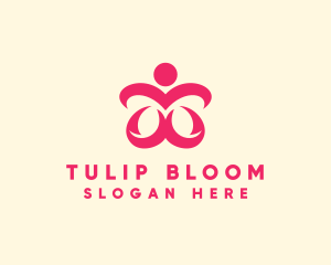 Floral Spa Wellness logo design