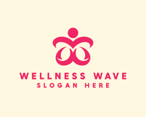 Floral Spa Wellness logo design