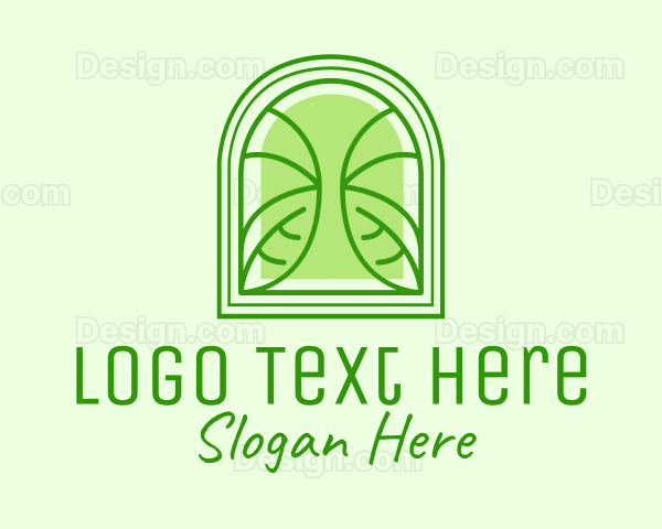 Garden Leaf Window Logo