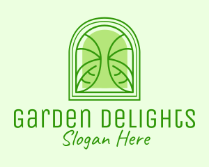 Garden Leaf Window logo design