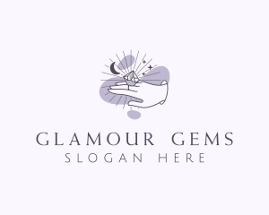 Elegant Hand Jewelry logo design