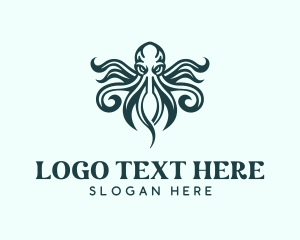 Kraken Tentacles Mythology logo