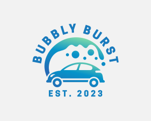 Water Splash Car Cleaning logo design