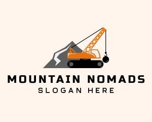 Wrecking Ball Mountain Machinery logo design