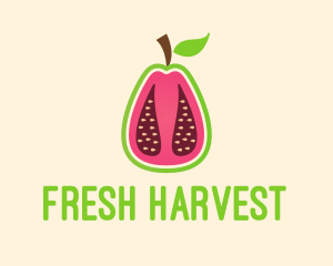 Organic Fruit Market  logo design