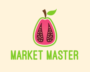 Organic Fruit Market  logo design