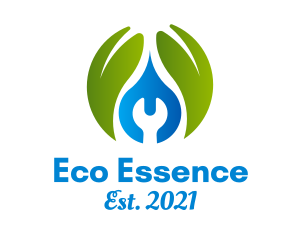 Eco Friendly Plumbing  logo design