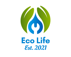 Eco Friendly Plumbing  logo design