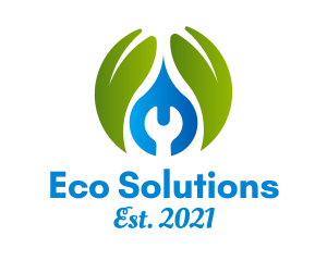 Eco Friendly Plumbing  logo design