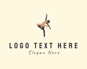 Woman Ballerina Dancer logo