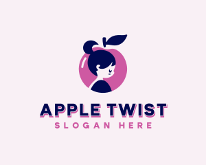 Apple Girl Grocery logo design