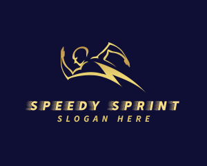 Running Lightning Athlete logo