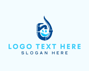 Faucet Pipe Plumbing logo