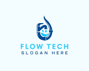 Faucet Pipe Plumbing logo