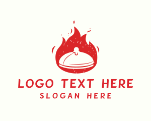 Flame Cloche Restaurant Logo