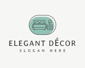 Bedroom House Decorator logo design