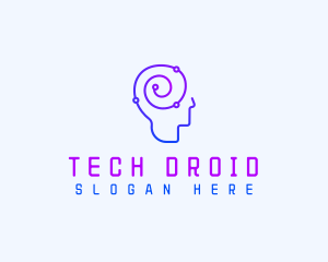 Head Tech Circuit logo design