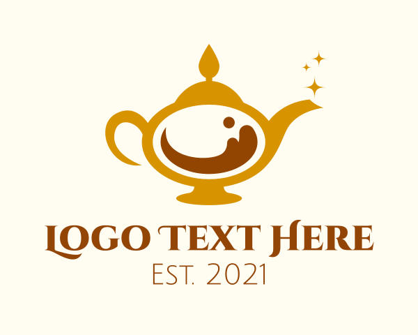 Tea Time logo example 2