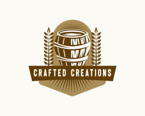 Brewery Barrel Beverage logo design