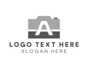 Letter - Camera Photography Letter A logo design