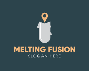 Candle Location Pin logo