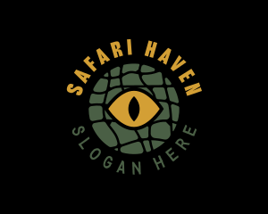 Reptile Eye Safari logo design