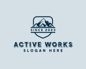 Mountain Outdoor Travel logo design