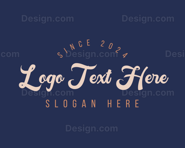 Retro Business Brand Logo