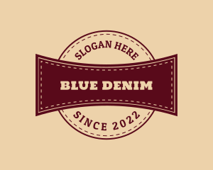 Denim Stitch Western Business logo design