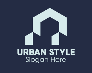 Blue Modern Housing Logo