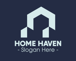 Blue Modern Housing logo