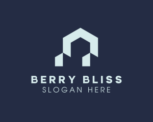 Modern Home Real Estate logo design