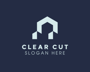 Modern Home Real Estate logo design