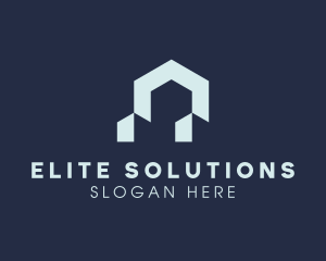 Modern Home Real Estate logo design