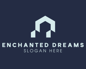 Modern Home Real Estate logo design