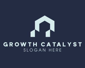 Modern Home Real Estate logo design